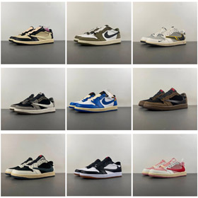 Nike Travis Scott x Fragment Design Low-Top Skate Shoes-5104  