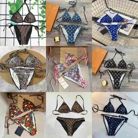 LV Louis Vuitton Gucci Chanel Fendi Dior Swimsuit Set Bikini (40 Styles)-1244  