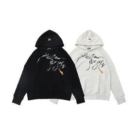 Fashionable hooded pullover sweatshirt-1638