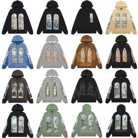Fashionable hooded loose sweatshirt-1642